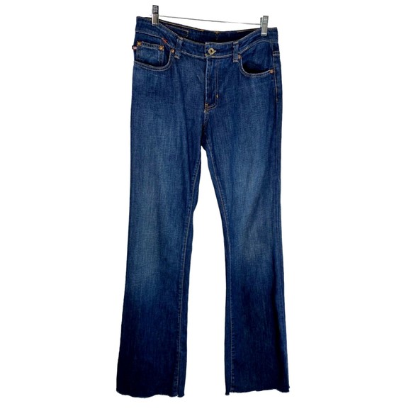 RL Polo Jeans Ralph Lauren Women Size 10 Blue Strect Kelly Tapered Jeans - Picture 1 of 12